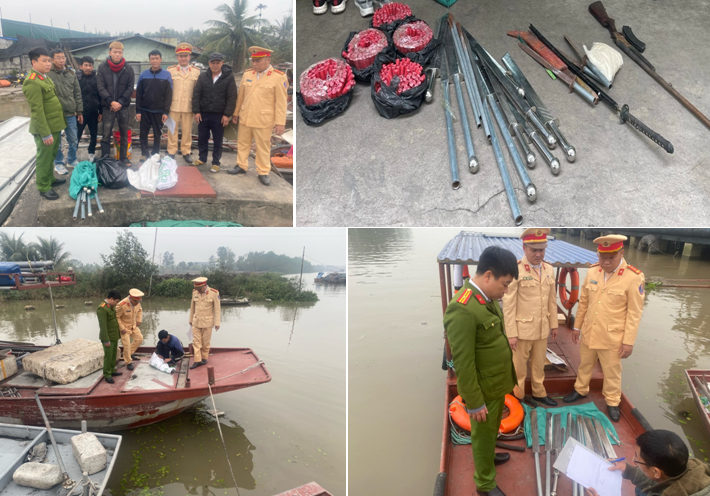 Phòng Cảnh sát giao thông: Vận động thu hồi 01 khẩu súng, 2,5 kg thuốc nổ, 02 kg mìn tự chế, 14,2kg pháo nổ